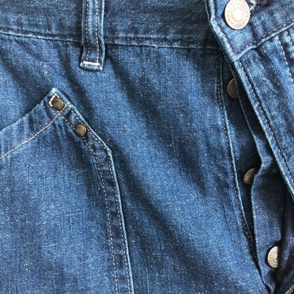 POLO Ralph Lauren Button Fly Crop Jeans Size 31 - Picture 4 of 7